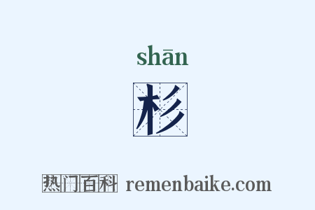 杉是什么意思的图片